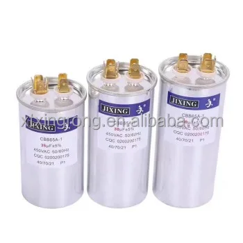 Air conditioning capacitor compressor starting capacitor 35uf50UF universal cbb65a true explosion-proof new film core