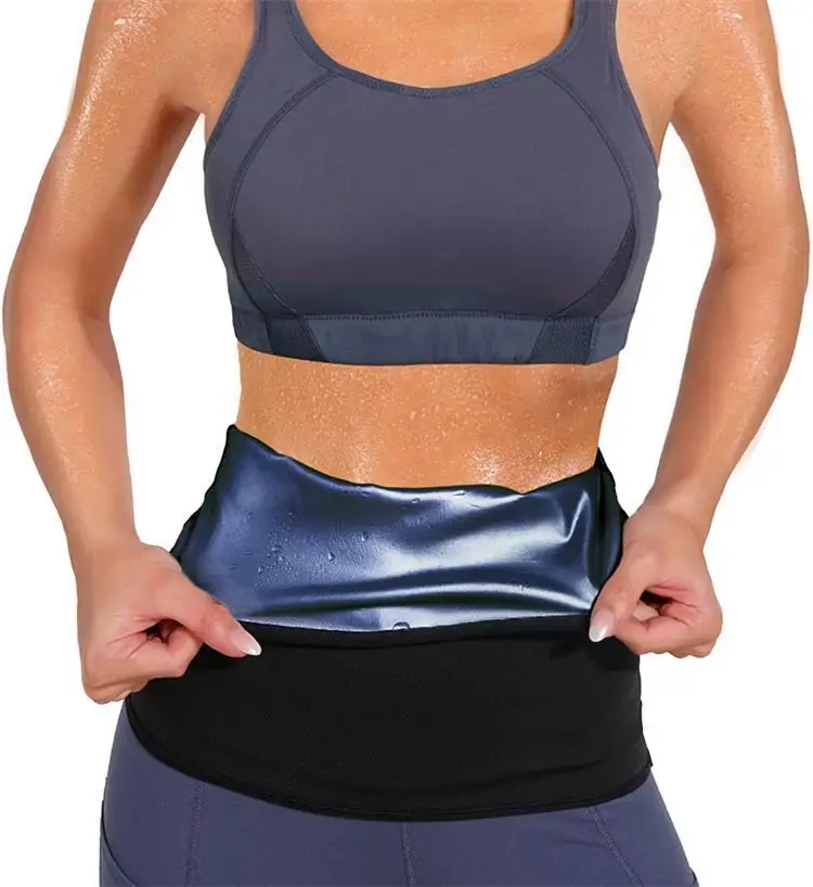  Custom Logo Gym Belly Burn Fat Waist Trainer Hot Body Shaper Workout Weight Loss Trimmer Sauna Slim Sweat