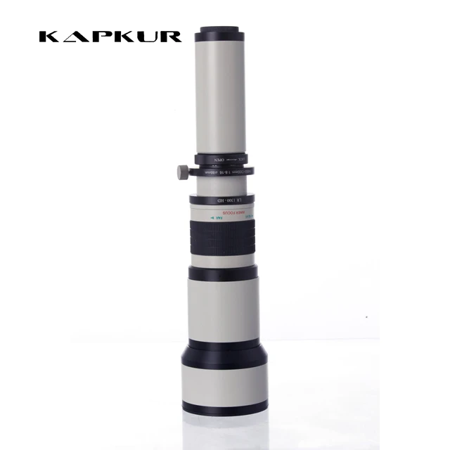 650mm-1300mm f/8 DSLR telephoto lens camera lens for Canon