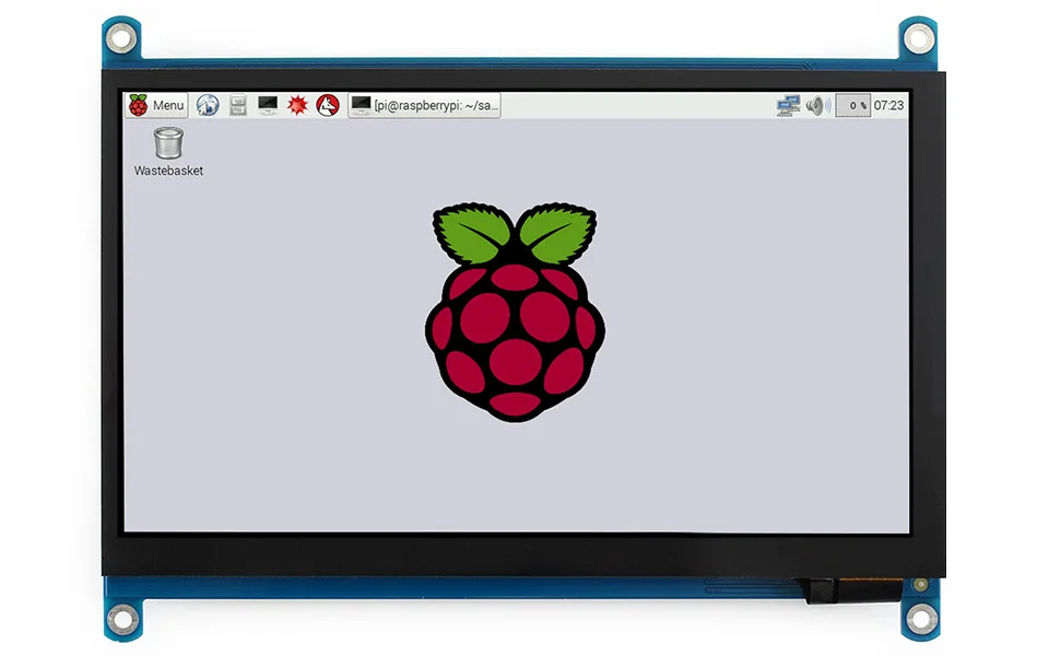 Горячая Распродажа 1024x600 емкостный/резистивный 7 дюймов ЖК-дисплей модуль емкостный сенсорный экран сенсорная панель с поддержкой интерфейса для Raspberry Pi