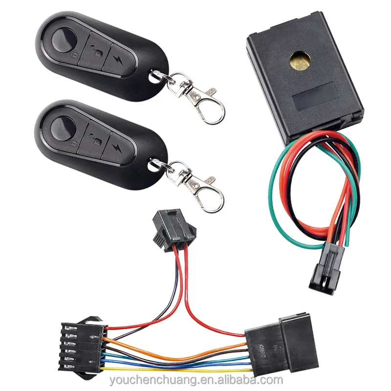 36-72V electric bicycle Motorcycle anti-theft alarm system Electric scooter remote control anti-theft