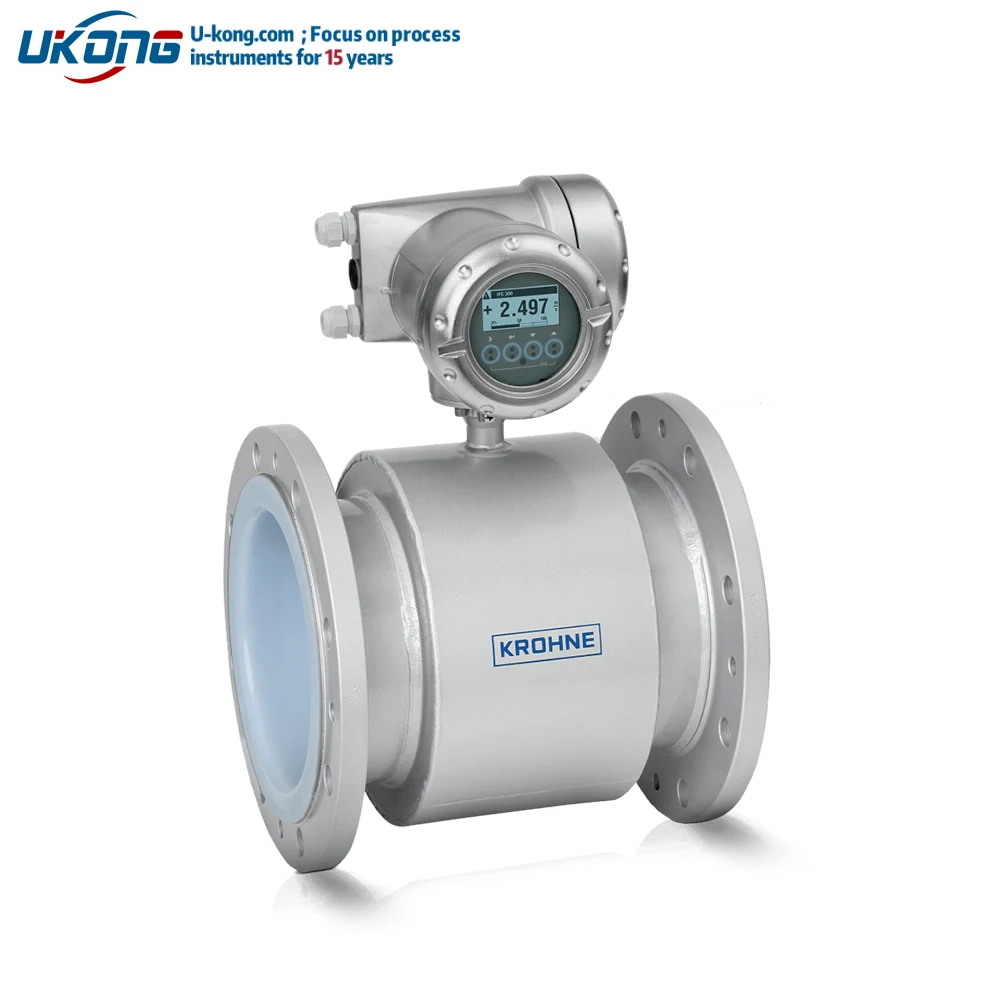 OPTIFLUX 2100 2300 4050 4100 Krohne Electromagnetic paddle Flowmeter 2100C Liquid 2100W Flow Measurement 2100F