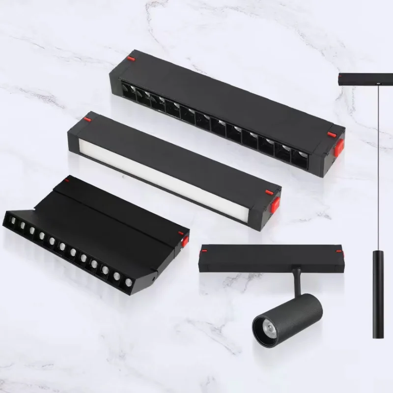 220V/48V TUYA Smart Focus Linear Power Spot Lighting System Rails Lamp 7W 9W 16W 26W 30W Led Magnetic Track Light