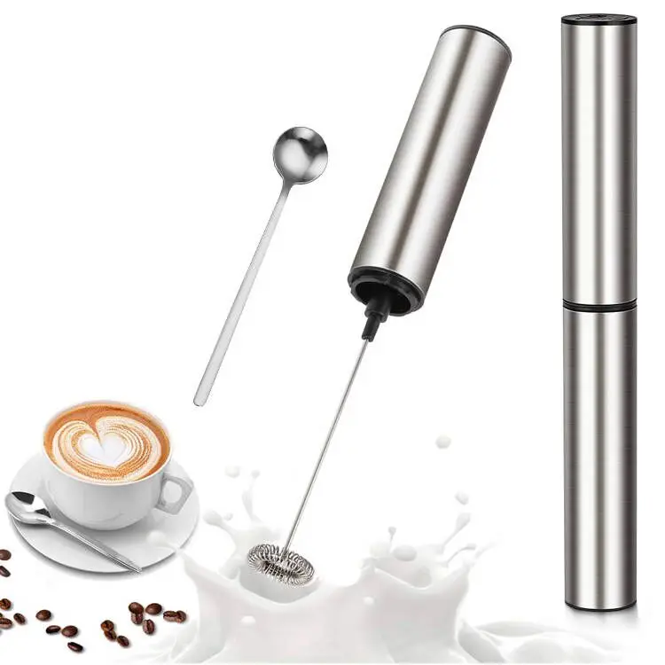 Rechargeable handheld milk frother mlk foamer with charging cable  milk frother high quality