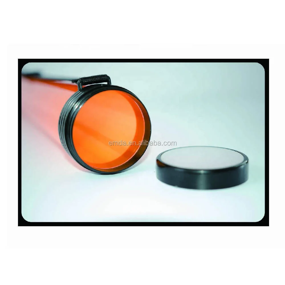 Custom logo 73mm diameter hanging transparent clear hard plastic arrow storage archery map holder drawing tubes