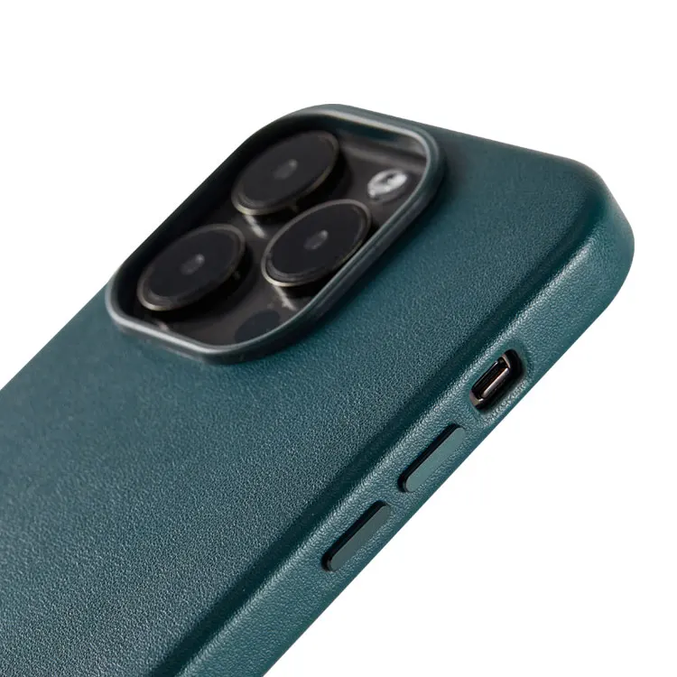 Eco-friendly High quality PU leather phone case Iphone cover Magsafe wireless charging phone case for Iphone 11 pro 11 pro max