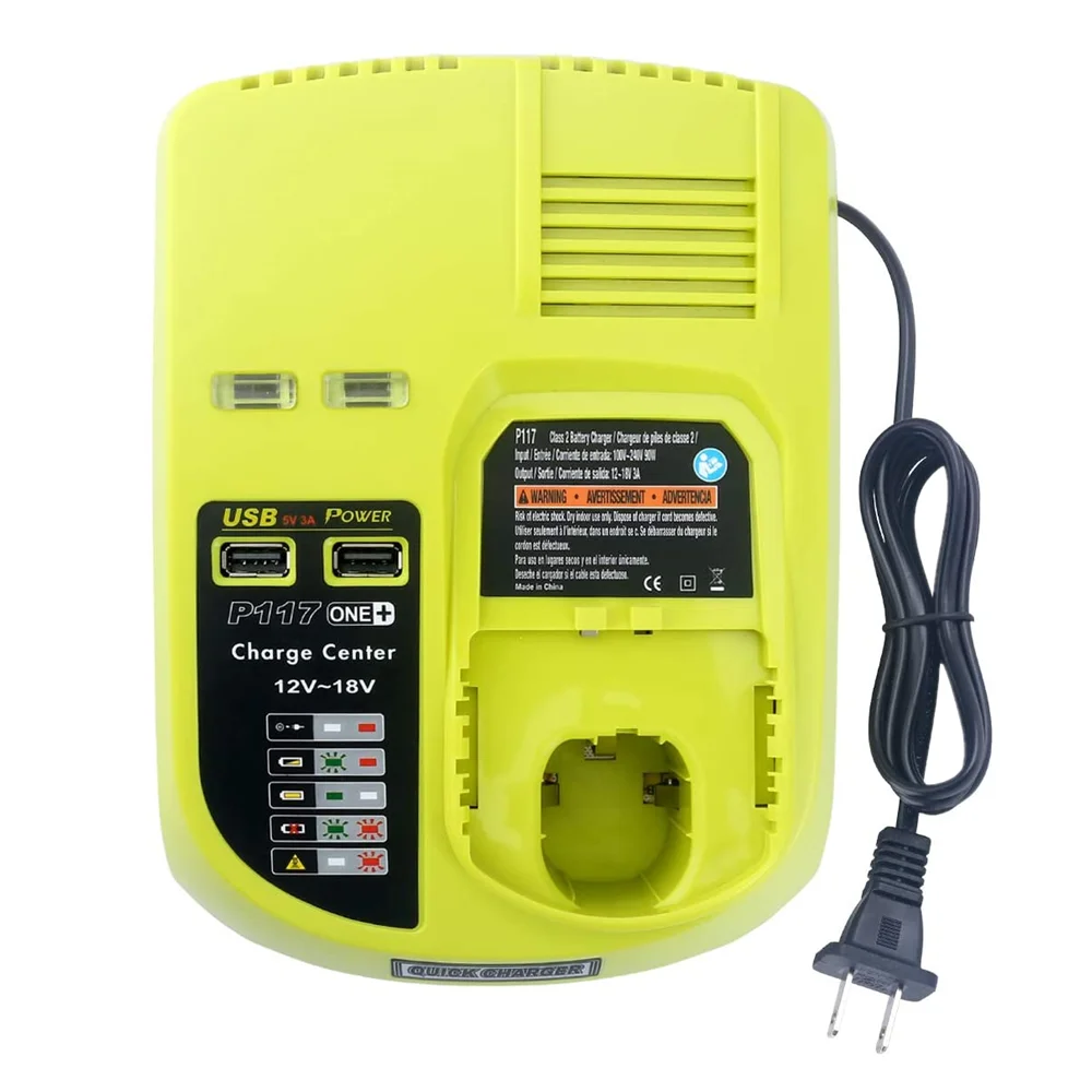 Ni-CD Ni-MH Li-Ion 12V-18V 3A зарядное устройство для аккумулятора P117 Ryobi P104 P105 P102 P103 P107