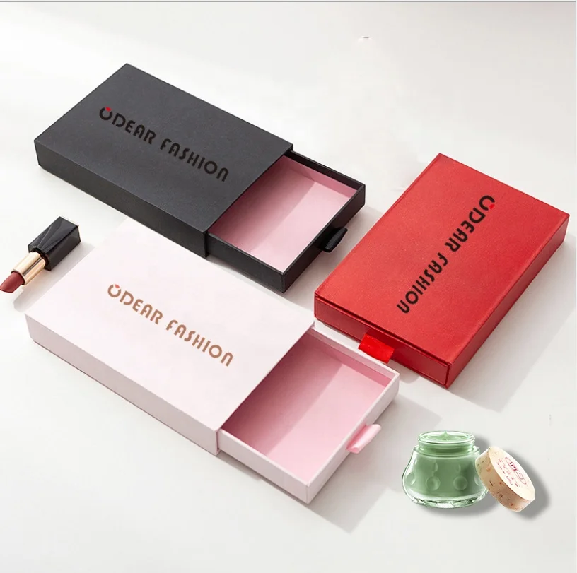 Изготовление на заказ, оптовая продажа, красная маленькая квадратная коробка для украшений ручной работы, упаковка из крафт-бумаги, подарочная картонная упаковка