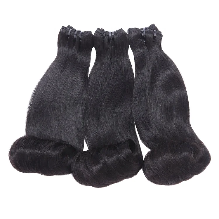 Высококачественные супер двойные натянутые надувные Волшебные завитые волосы Funmi