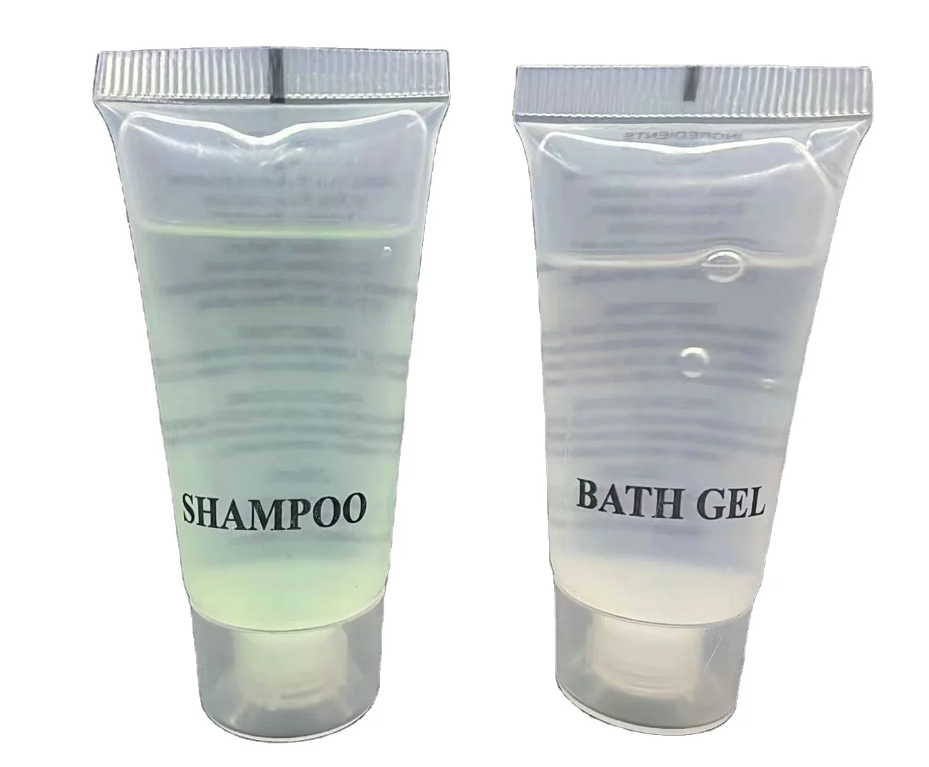 Wholesale hotel disposable shampoo bath gel tube travel 20ml 30ml mini soft cosmetic tube for shower gel