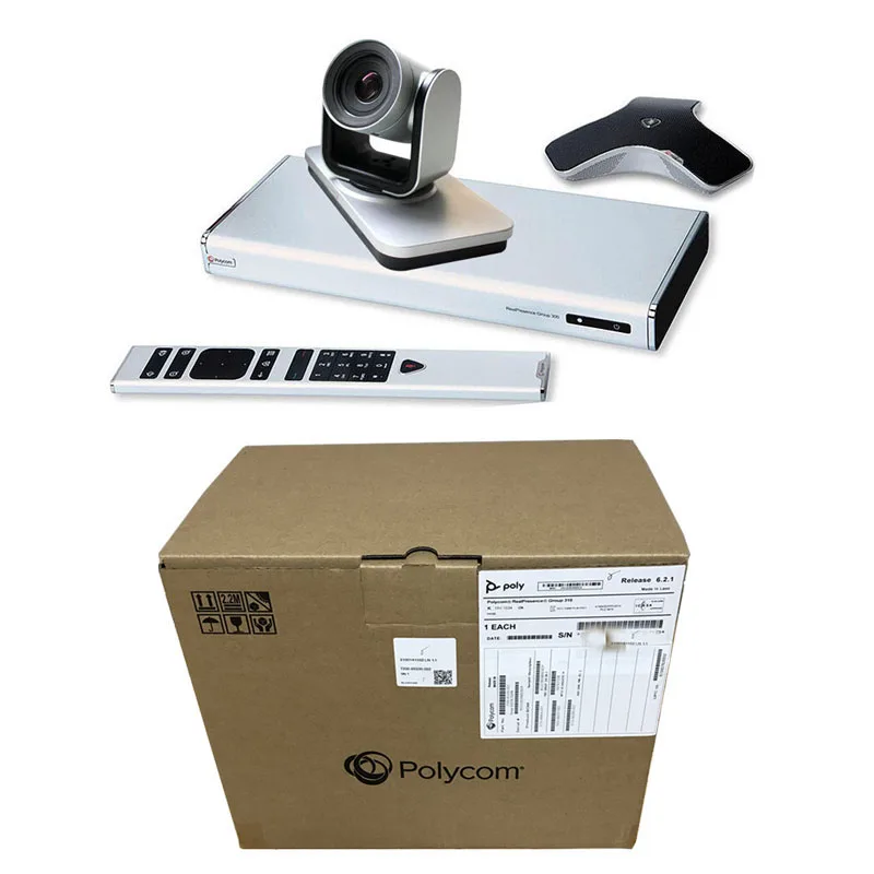 Оригинальная поли система видеоконференций RealPresence Polycom Group310 в наличии