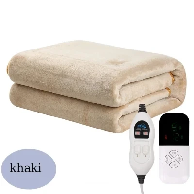 Wholesale Double blanket fabric intelligent temperature control of household electric blanket  dormitory  heating pad