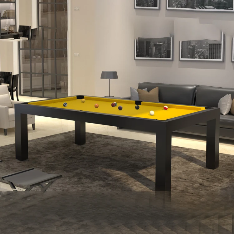 
High-end customized standard pool table size 9ft pool dining table 