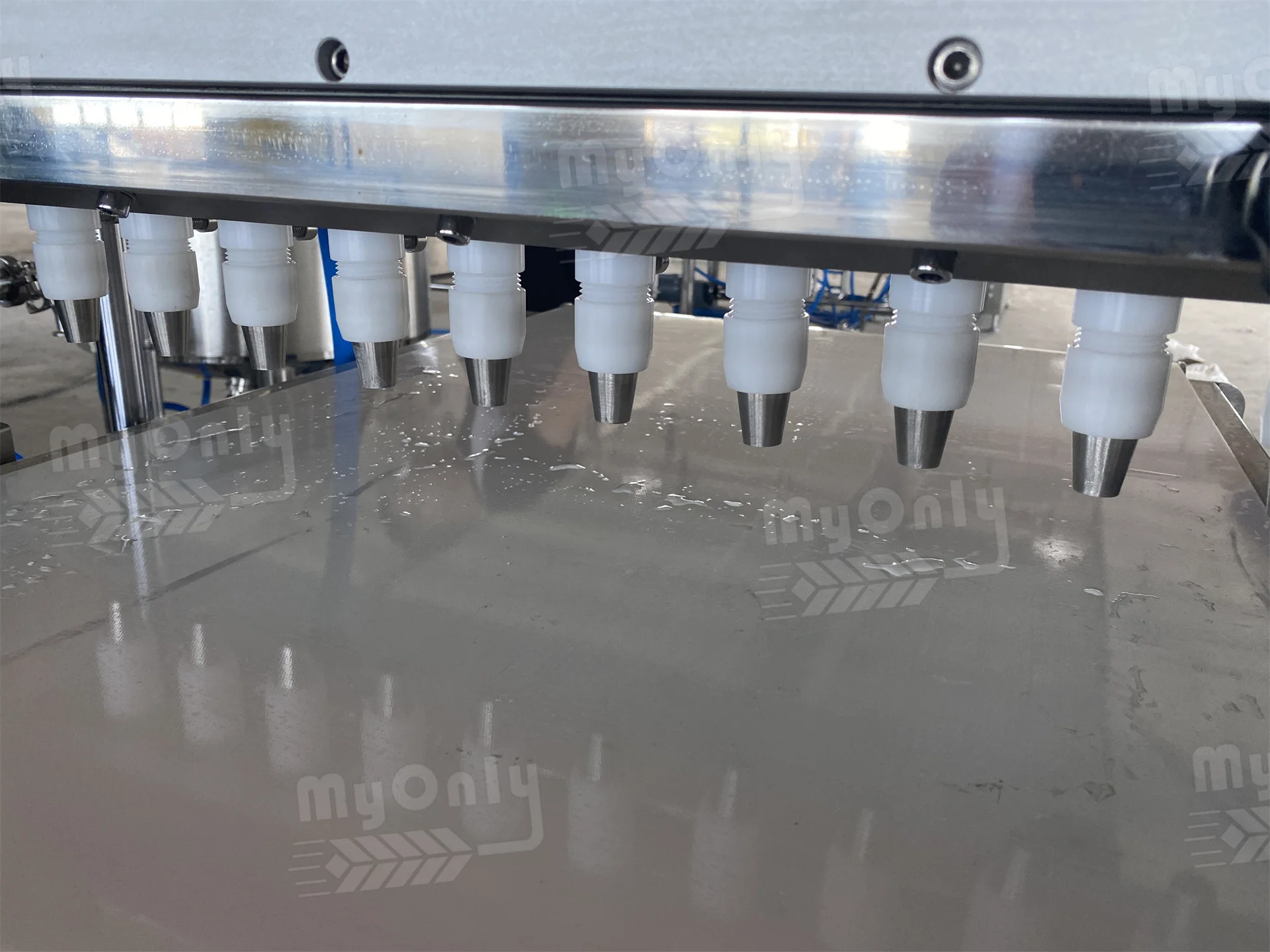 marshmallow production line with dough aerator