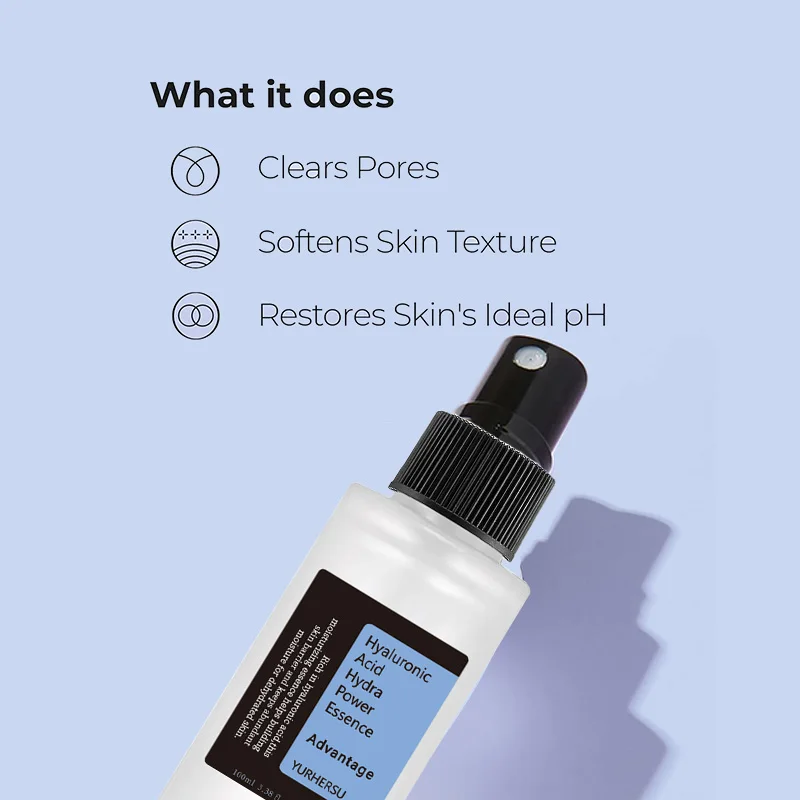 Amazon Hot selling Hyaluronic Acid Hydra Power Essence Beauty Skin Care Serum