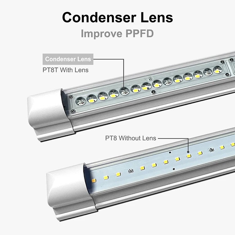 Koray PT8 Commercial Hydroponic vegetable grow lights Vertical Farming  Led Grow Tube Light 32W 36W