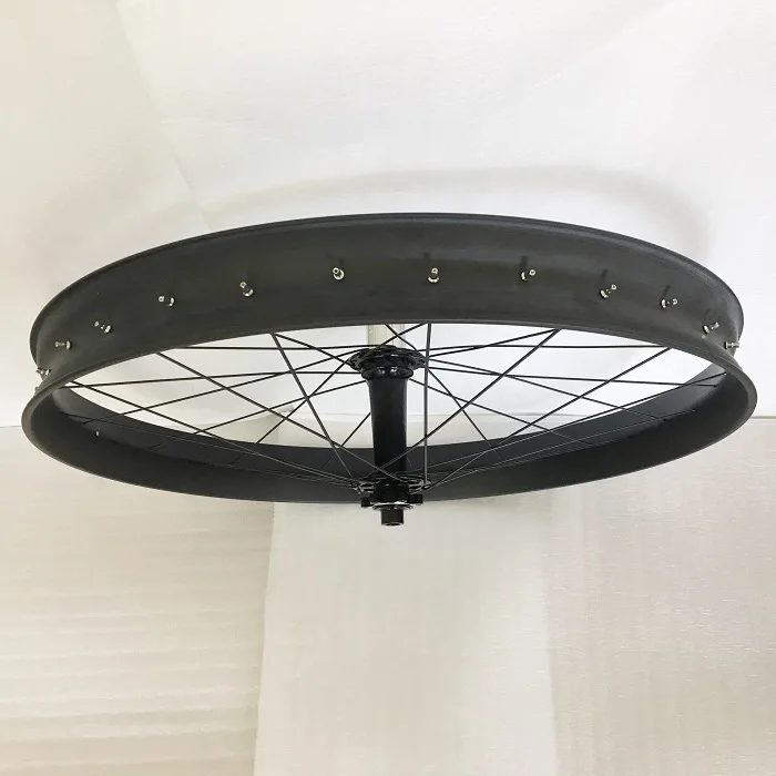 APEX good price 26er 105mm wide fat tire bicycle bike wheels carbon fiber wheel set
