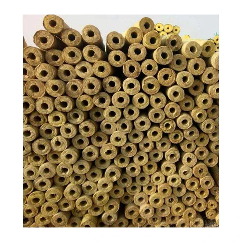 Steam insulation stone rock wool pipe glass for exhaust pipe insulation