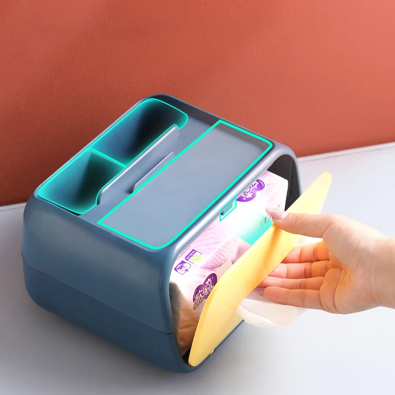  Abs Plastic Bathroom Toilet Free Standing Tissue Paper Box Hand Towel Holder Freestanding Roll Tower