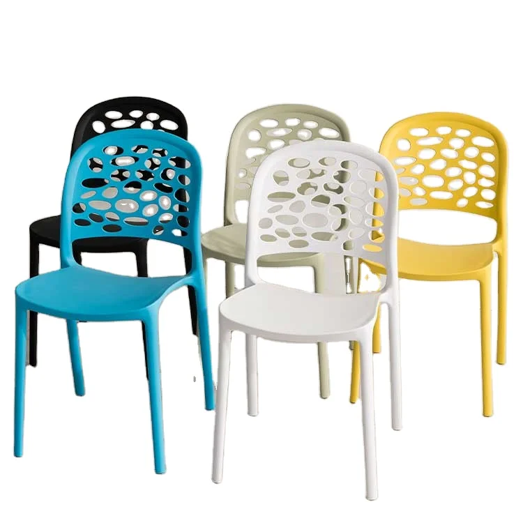 High Quality Factory wholesale restaurant plastic Colorful Stackable modern chairs