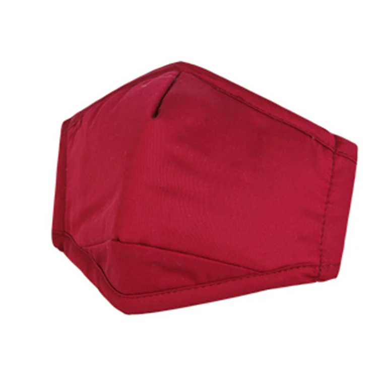 Высококачественная моющаяся 3-слойная красная 3d Органическая маска для лица с дизайнерской хлопковой маской, модная маска