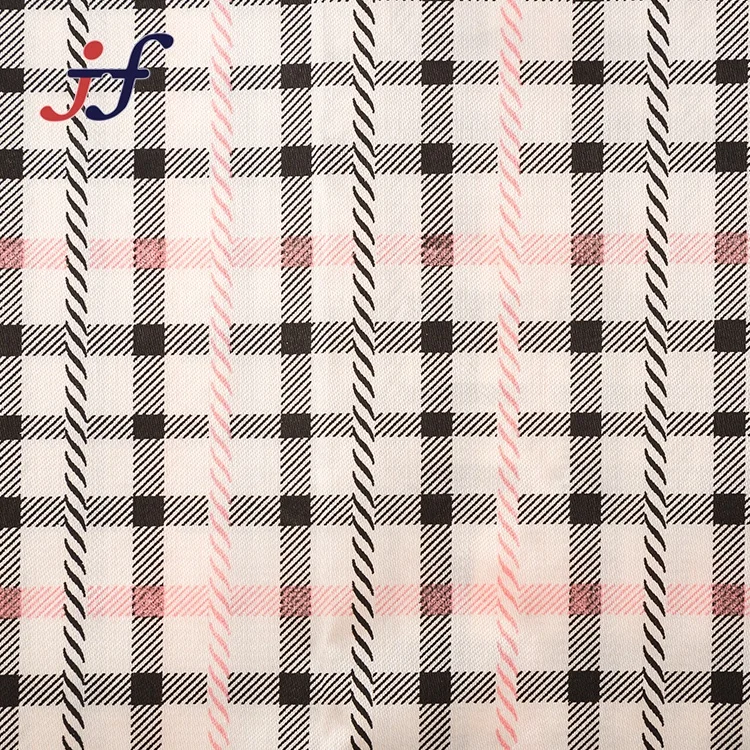 Wholesale 68GSM PA Coated Thick Stretch Lattice Polyester Satin Fabric for Bag Lining