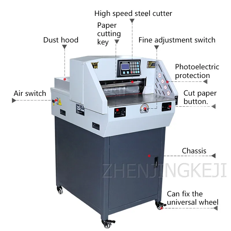 Programmable Paper Cutter Graphic Store Heavy Book Cutter Electric Automatic Large Thick Layer CNC Equipment