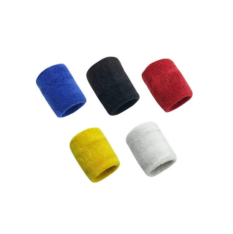 
High Quality Custom Cotton Gym Wrist Support Sweatband Sweat Band Pain Relief Hand Wrist Band 
