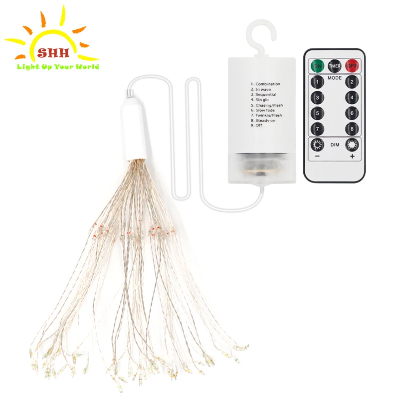 LED Christmas Fireworks Light    Waterproof Snowflake shaped LED light Landscape light