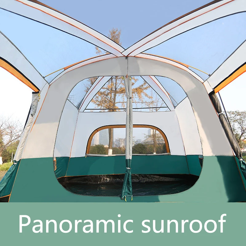 Waterproof glamping inflatable party roof tents for events outdoor with two bedroom 5 to 10 Person