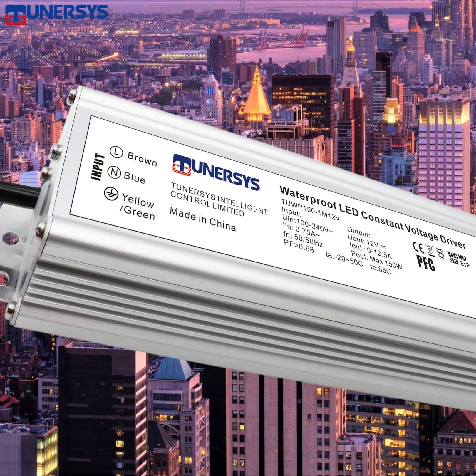 TUNERSYS 110vac Driver Waterproof Led Drivers