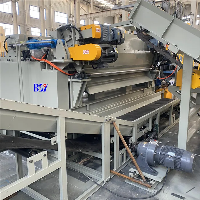 BSY wood veneer sheet production machinery/plywood machinery/wood veneer rotary peeling line