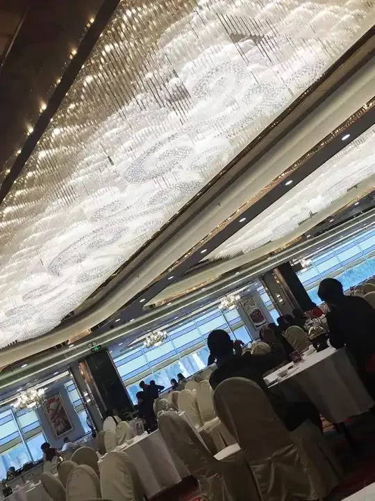 Custom Project big size lustre crystal chandelier hotel luxury Ceiling Lamp lighting modern chandelier luxury for hotel