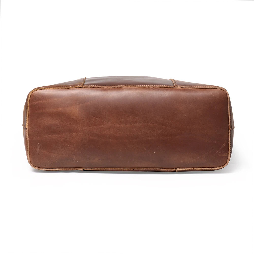 Crazy Horse Leather Totes Vintage Handbag Fashion Women Bags Made Of The Skin Of a Cattle