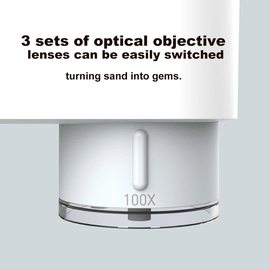 9 inch Video  Touch 1200X Magnification USB Digital Camera Biological Microscope with LCD Screen for Laboratory