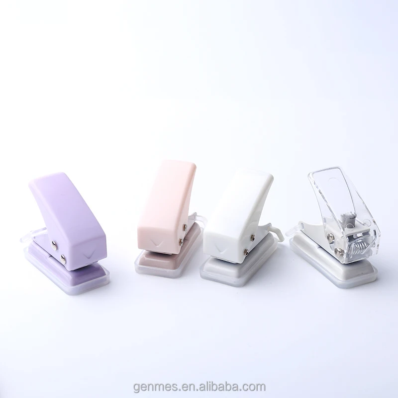 Competitive Price Cute Mini Style manual Pater Hole Punch Machine Wholseasle paper punching machine