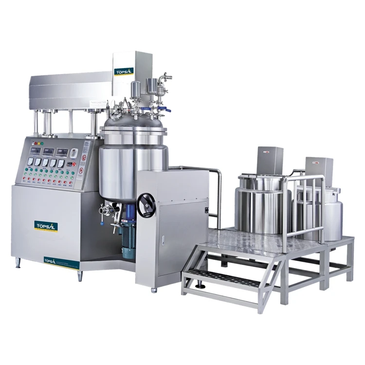 Special Hot Selling Cream Mixer Cosmetic Machine 100 L Vacuum Emulsifying Mixer Vacuum Homogenate Machine