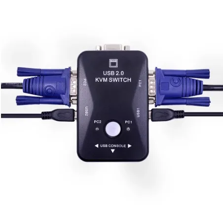  2 порта USB 0 KVM переключатель 1920*1440 VGA SVGA разделитель коробка + кабеля для клавиатуры мыши монитора