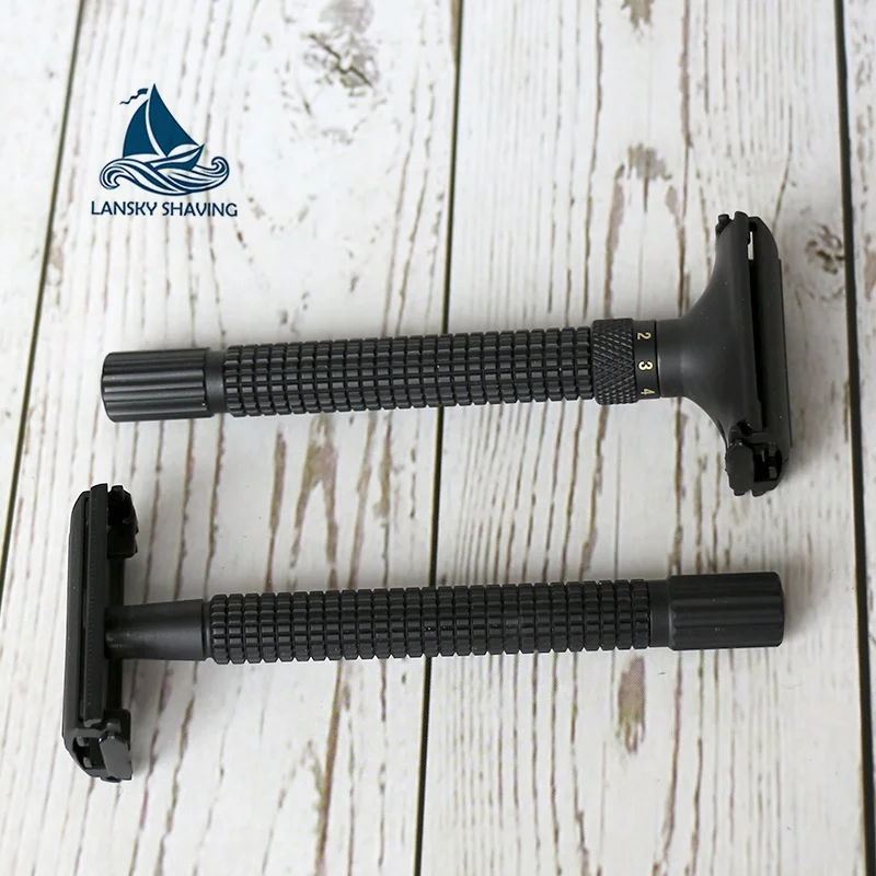 Оптовая продажа, металлическая Регулируемая Безопасная бритва с двойным краем