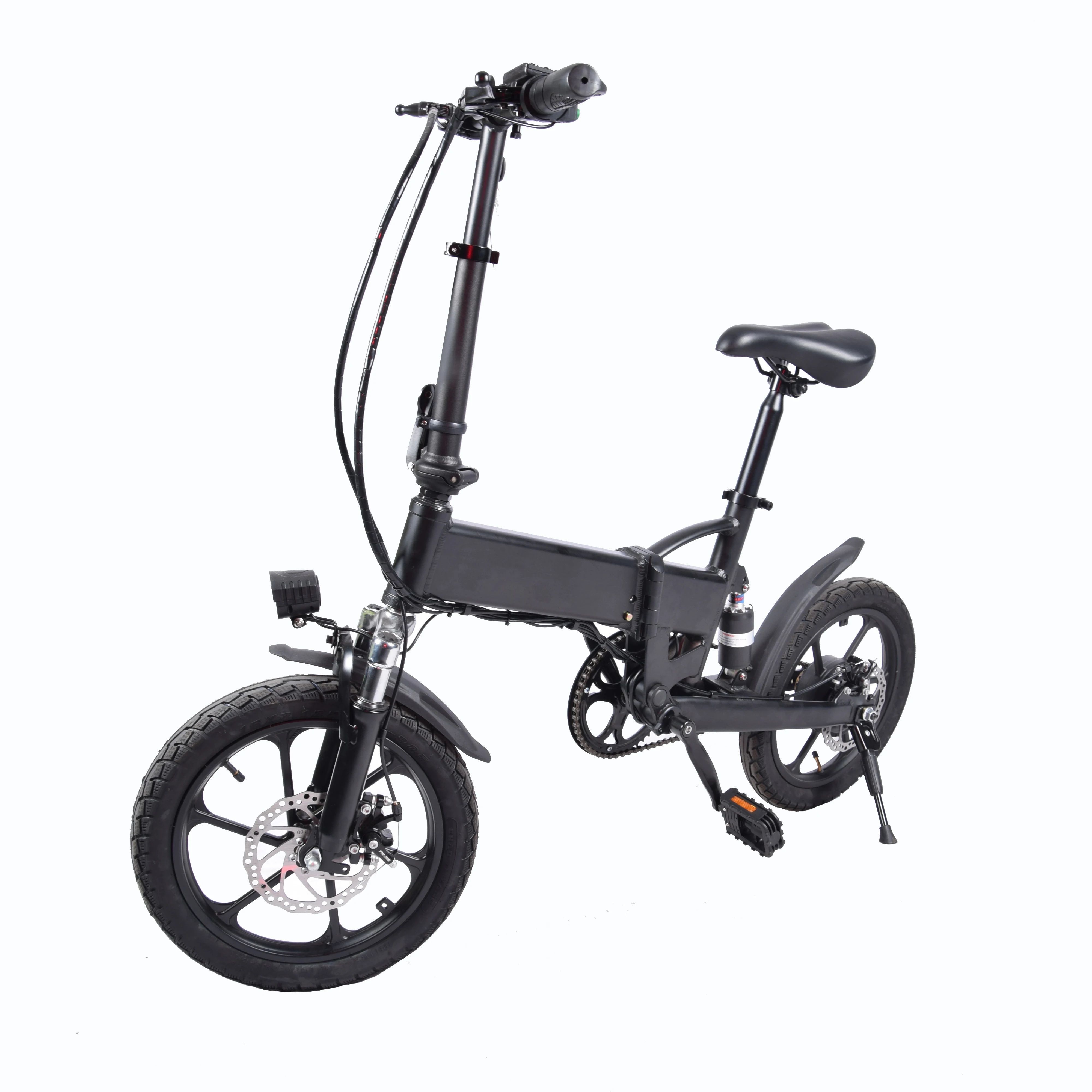 2024 Hot Sale Mini Size Folding Electric Bicycle 400W 48V 14 Inch Electric City Bike Foldable Electric Bike