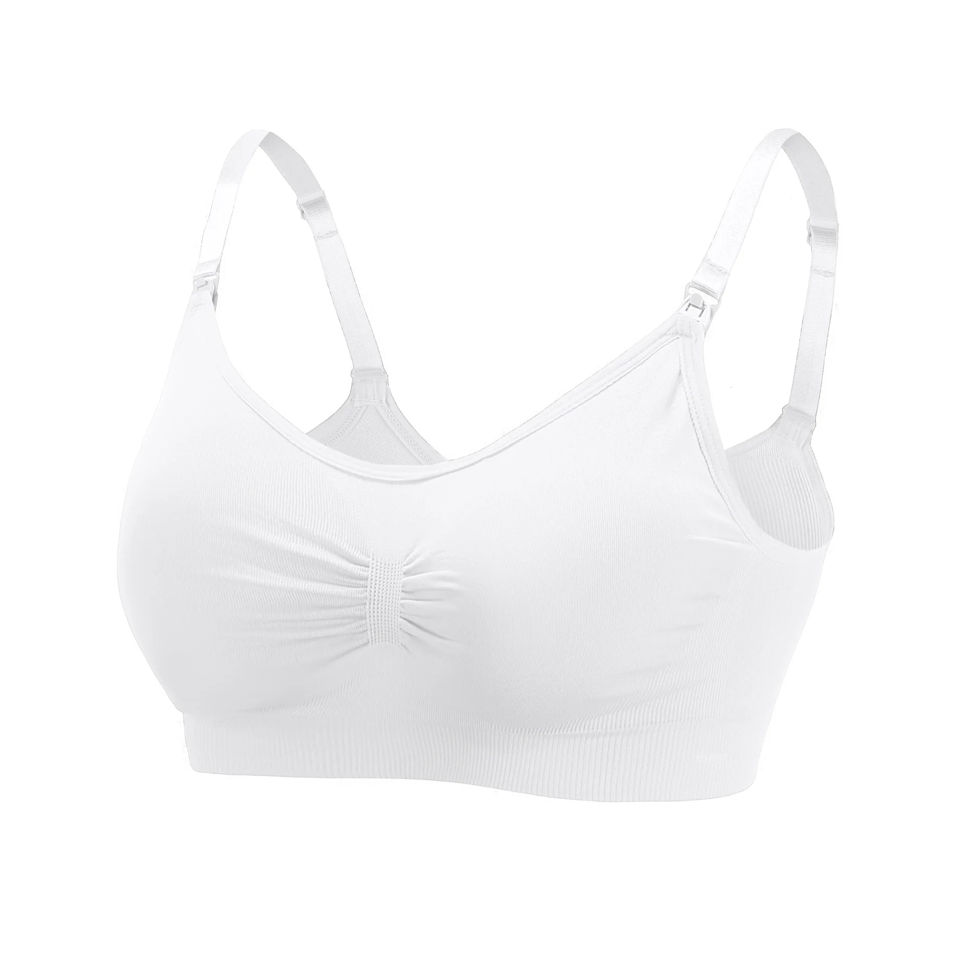 BOJIN 2024 New Everyday Style Seamless Nursing Bra Front-Buttoned Adjustable Push-Up Large Size Pregnant Women Postpartum Thin