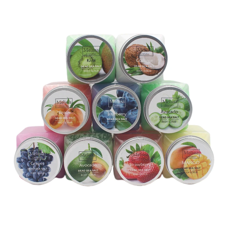 Deep Cleaning Skin Care Coconut Sea Salt Exfoliating Body Scrub Wholesale