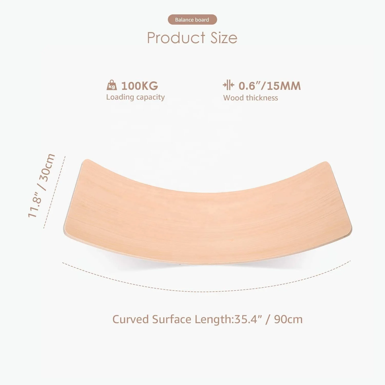 Лидер продаж, детские игрушки для баланса, игра по методу Монтессори, научные детские развивающие игрушки, деревянная балансировочная доска для йоги