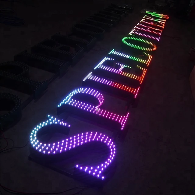 Круглый пиксельный светодиод 12 мм рассеянный неоновый RGB для