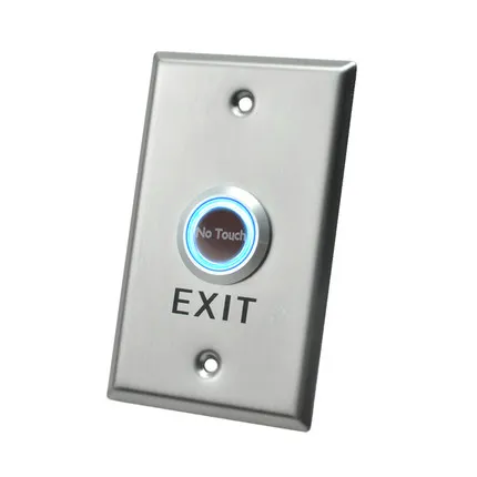 12V /24V Touchless Door Release Exit Button NO/NC/COM Sensor With LED Indicator