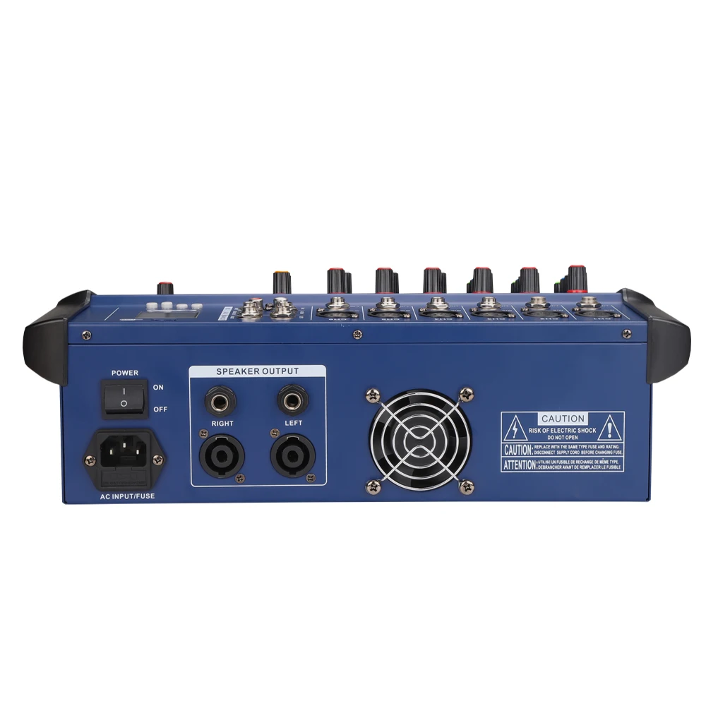 Hot Selling 6 Channel 602D USB Powered 200W Amplifier Mixers