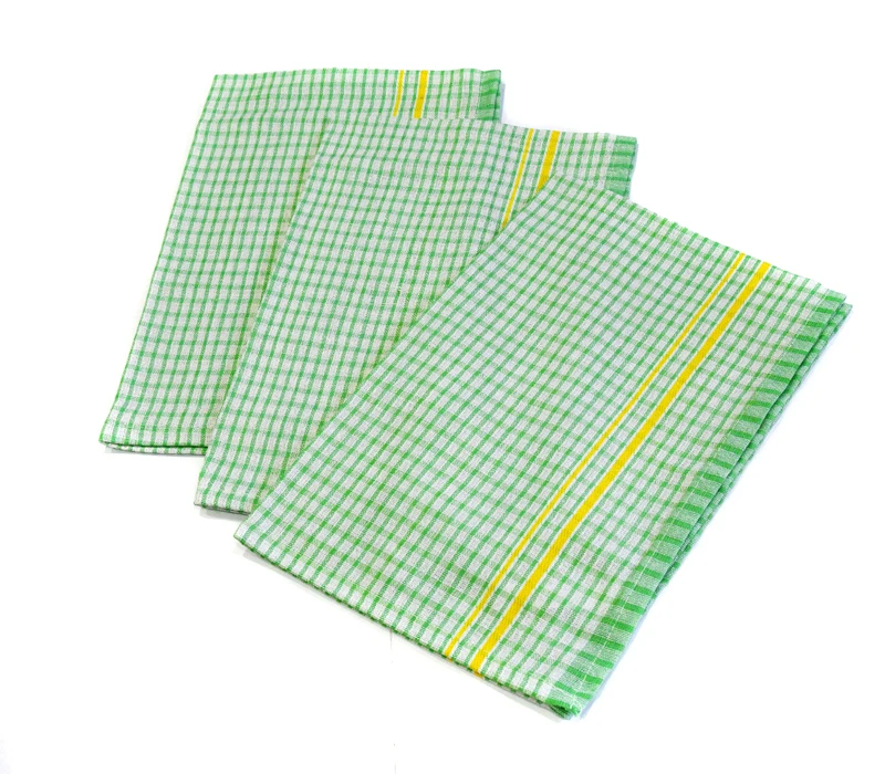 100% Cotton Fancy Wonderdry Mono Check Super Absorbent 46x71 Cm