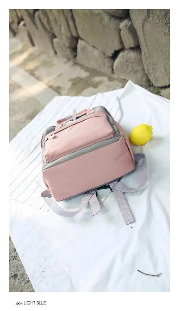 Нейлоновый рюкзак для девочек, детский дорожный тоут с разноцветными надписями, школьный ранец на заказ