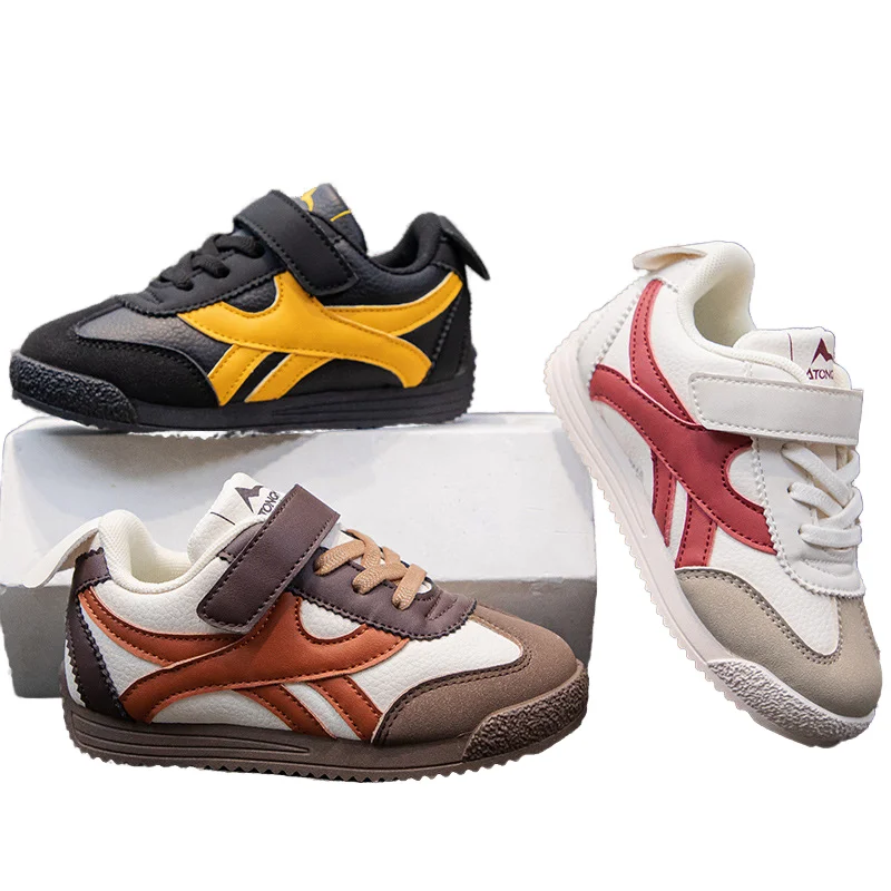 2025 Весенняя новая детская спортивная обувь повседневная для мальчиков легкая противоскользящая