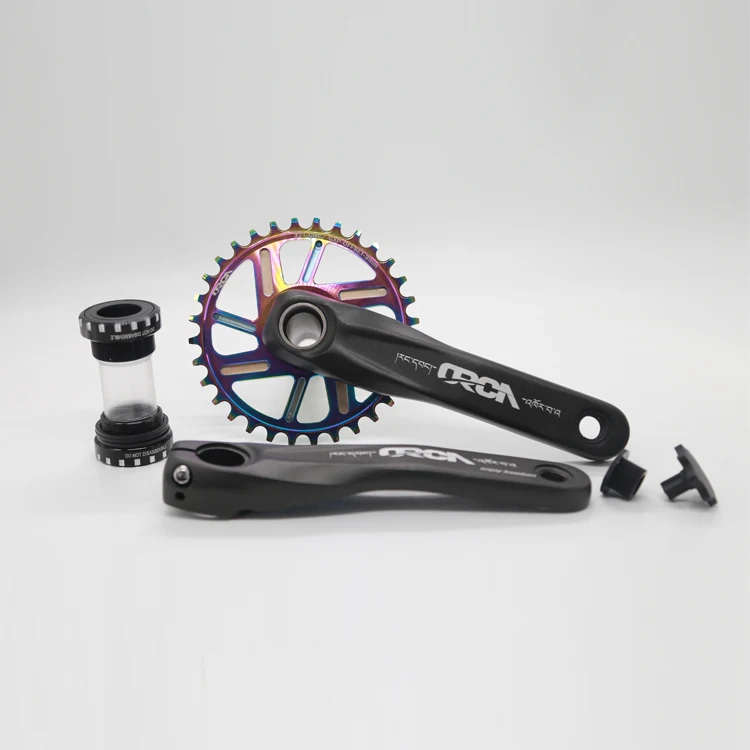 New Hollowtech Lightweight CNC Crank Arm 165MM, 170MM, 172.5MM, 175MM mountain chainwheel  Bicycle Direct Mount Crankset